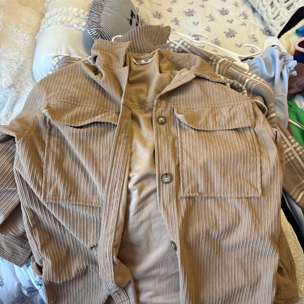 Men's Tan Corduroy Jacket